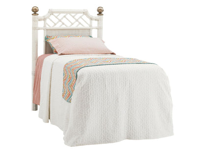 Ivory Key - Pritchards Bay Panel Headboard 3/3 Twin - White