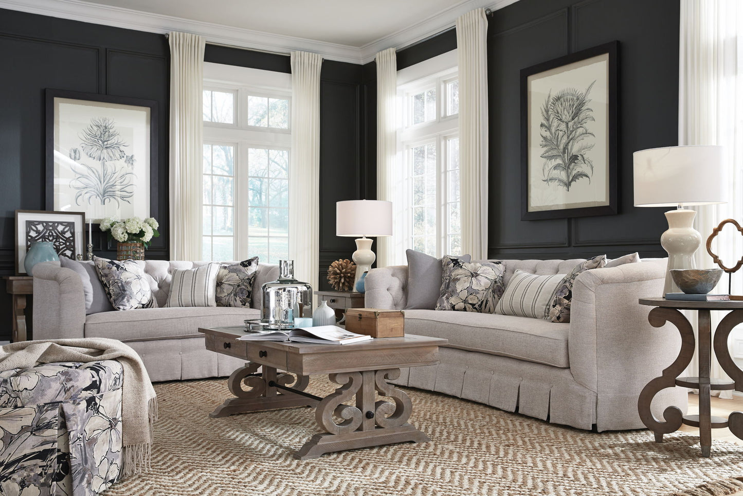 Tinley Park - Rectangular Sofa Table - Dove Tail Gray