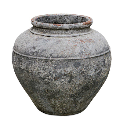 Echoes Of Time - Concrete Outdoor Planter - Dark Gray
