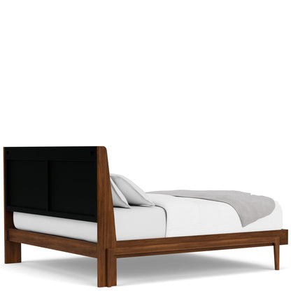 Elsie - Queen Platform Footboard And Rails - Dark Brown