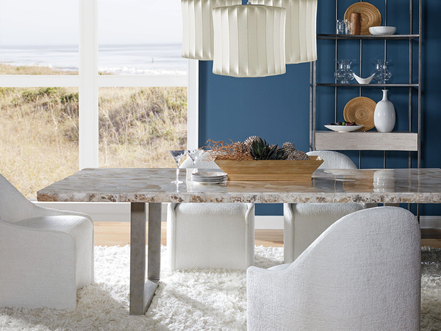 Signature Designs - Seamount Rectangular Dining Table - Light Brown