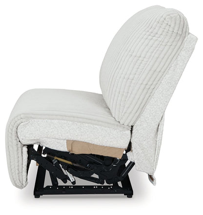 Top Tier - Armless Recliner - Alloy