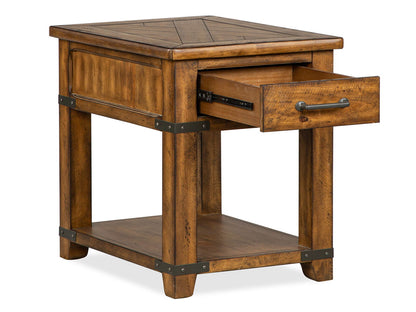 Chesterfield - Rectangular End Table - Farmhouse Timber