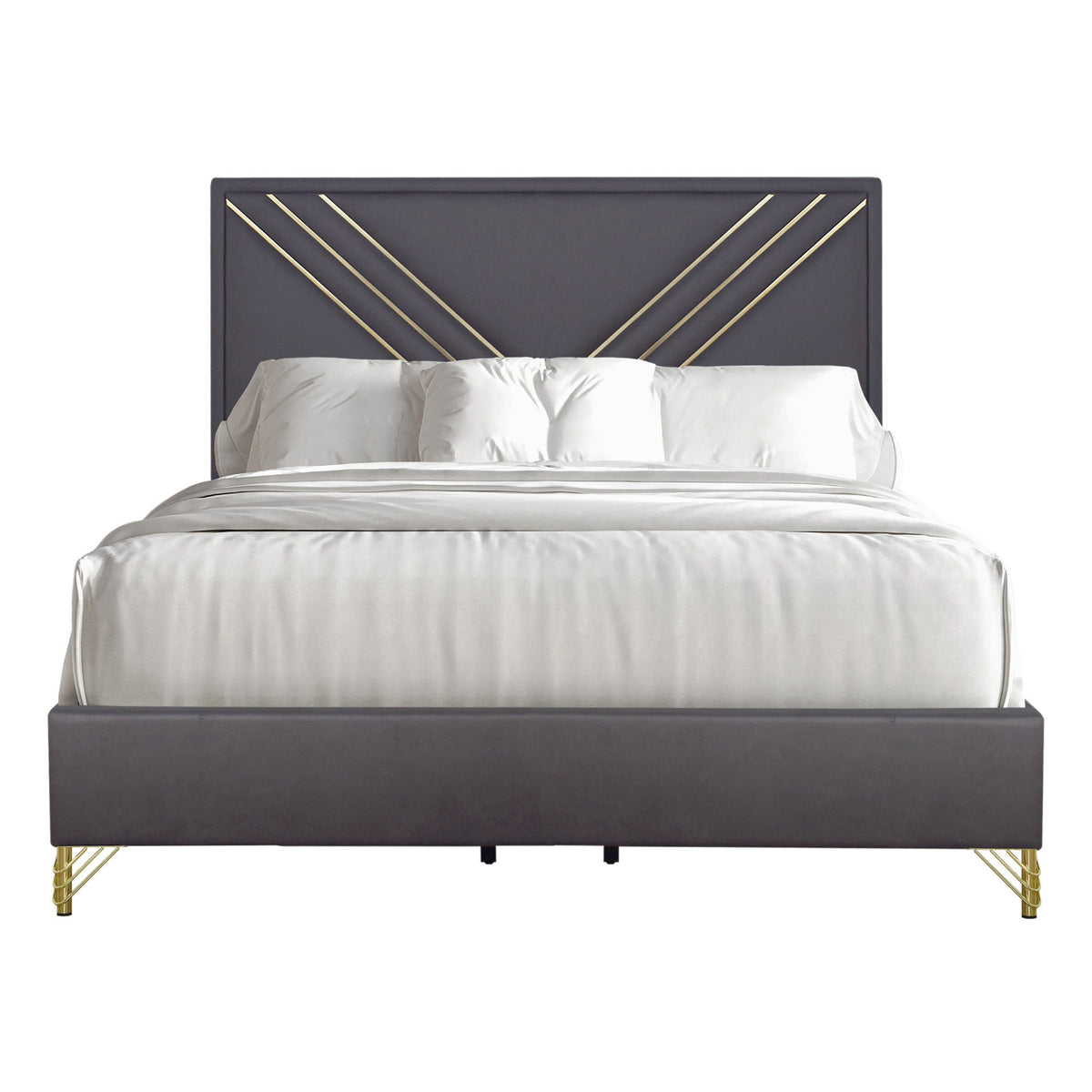 Symmetry - Eastern King / Queen Panel Side Rails - Charcoal