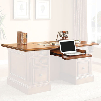 Huntington - Executive Desktop - Antique Vintage Pecan