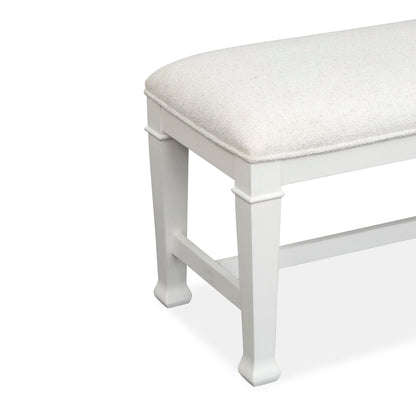 Kingston - Bench - Whisper White And Cerused Nutmeg