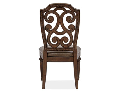 Durango - Wood Dining Side Chair With Upholstered Seat (Set of 2) - Willadeene Brown