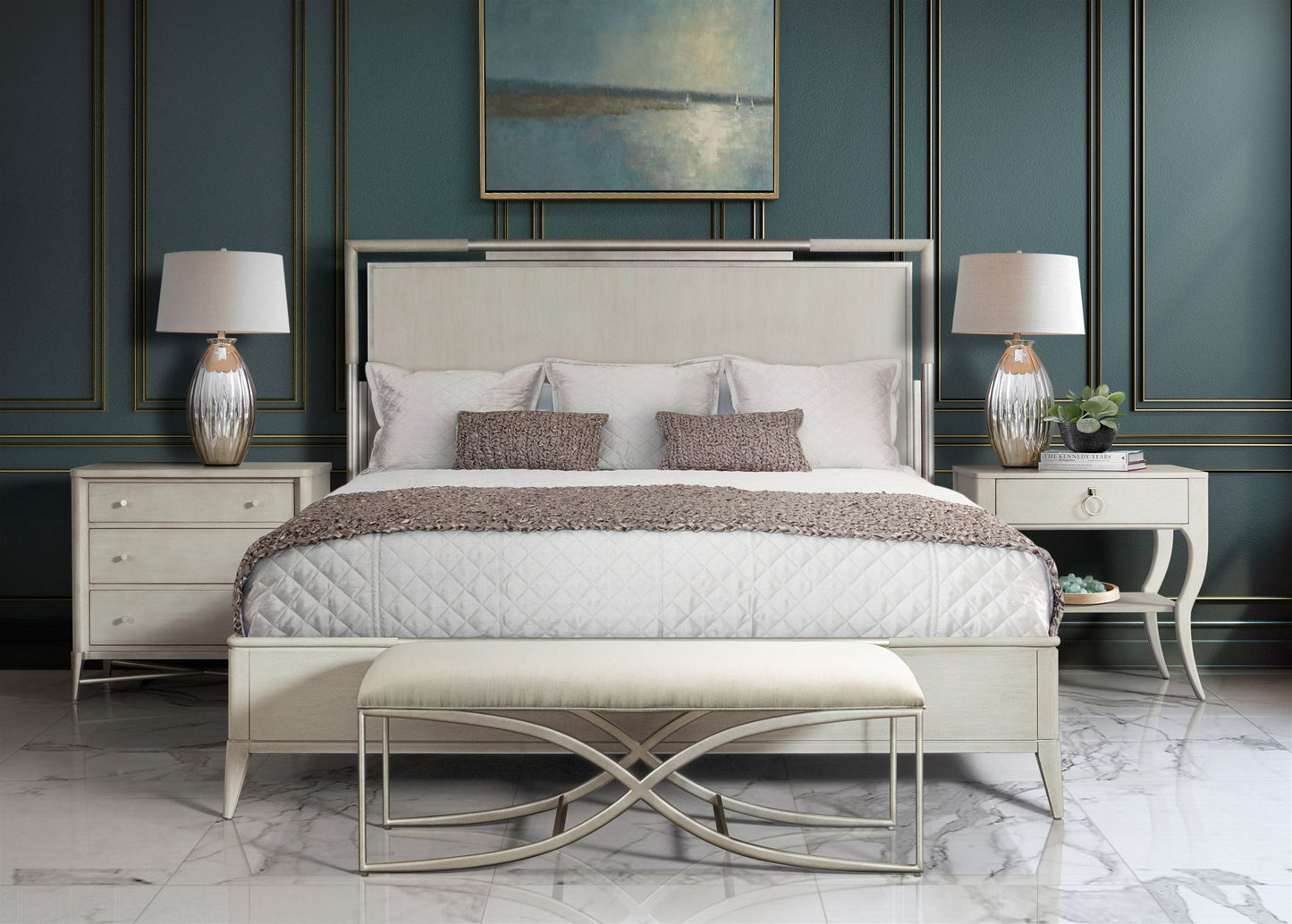 Maisie - 6/0 - 6/6 Panel Footboard - Champagne