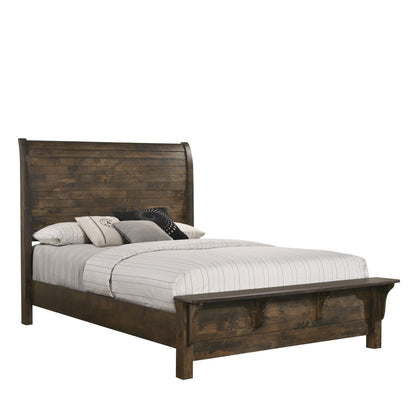 Blue Ridge - 5/0-6/6 Queen/King Side Rails - Rustic Gray