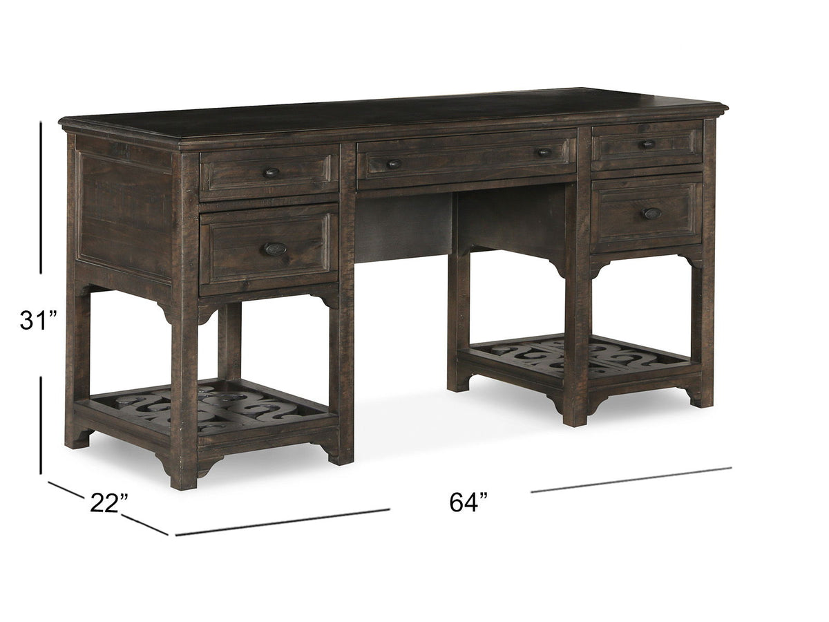 Bellamy - Desk Base - Peppercorn