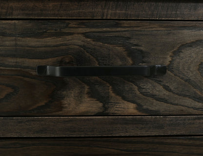Teak - Nightstand - Oil Black