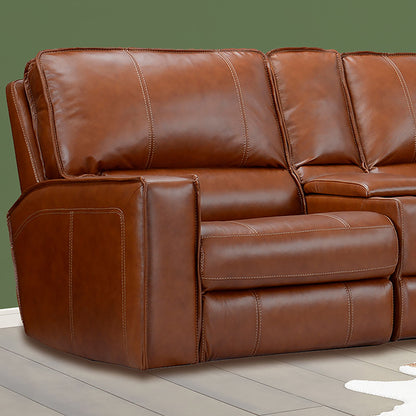 Rockford - Power Left Arm Facing Recliner - Verona Saddle