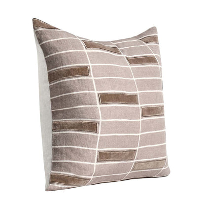 Modern Perspective - Breccia Pillow - Taupe