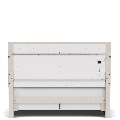 Alexis - Queen Storage Footboard - Latte Essence