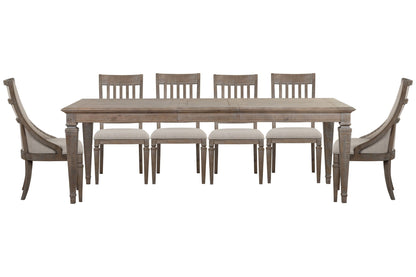 Lancaster - 7 Piece Extendable Rectangular Dining Table Set