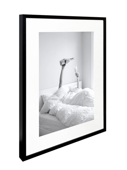 Champagne Morning II - 24 X 32 - Framed Print Under Glass - White