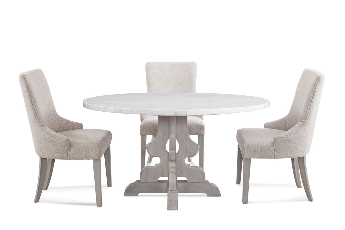 Delaney - Round Dining Base - Gray
