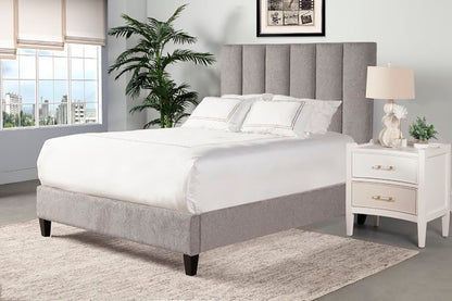 Avery - King Footboard And Rails - Stream Gray