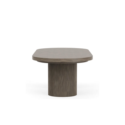 Sariel - Double Pedestal Dining Table Base - Dark Brown