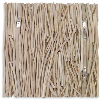 Gathered Teak - Square Wood Wall Decor