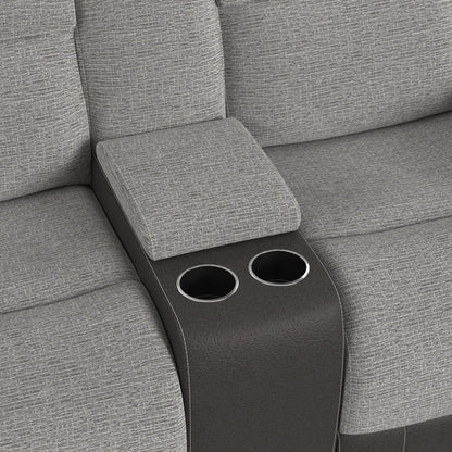 Hornet - 3 Piece Motion Sectional Set With Console