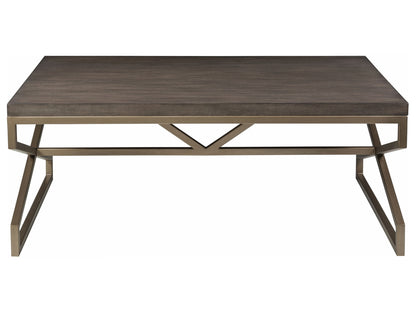 Cohesion Program - 19" Edict Rectangular Cocktail Table - Dark Brown