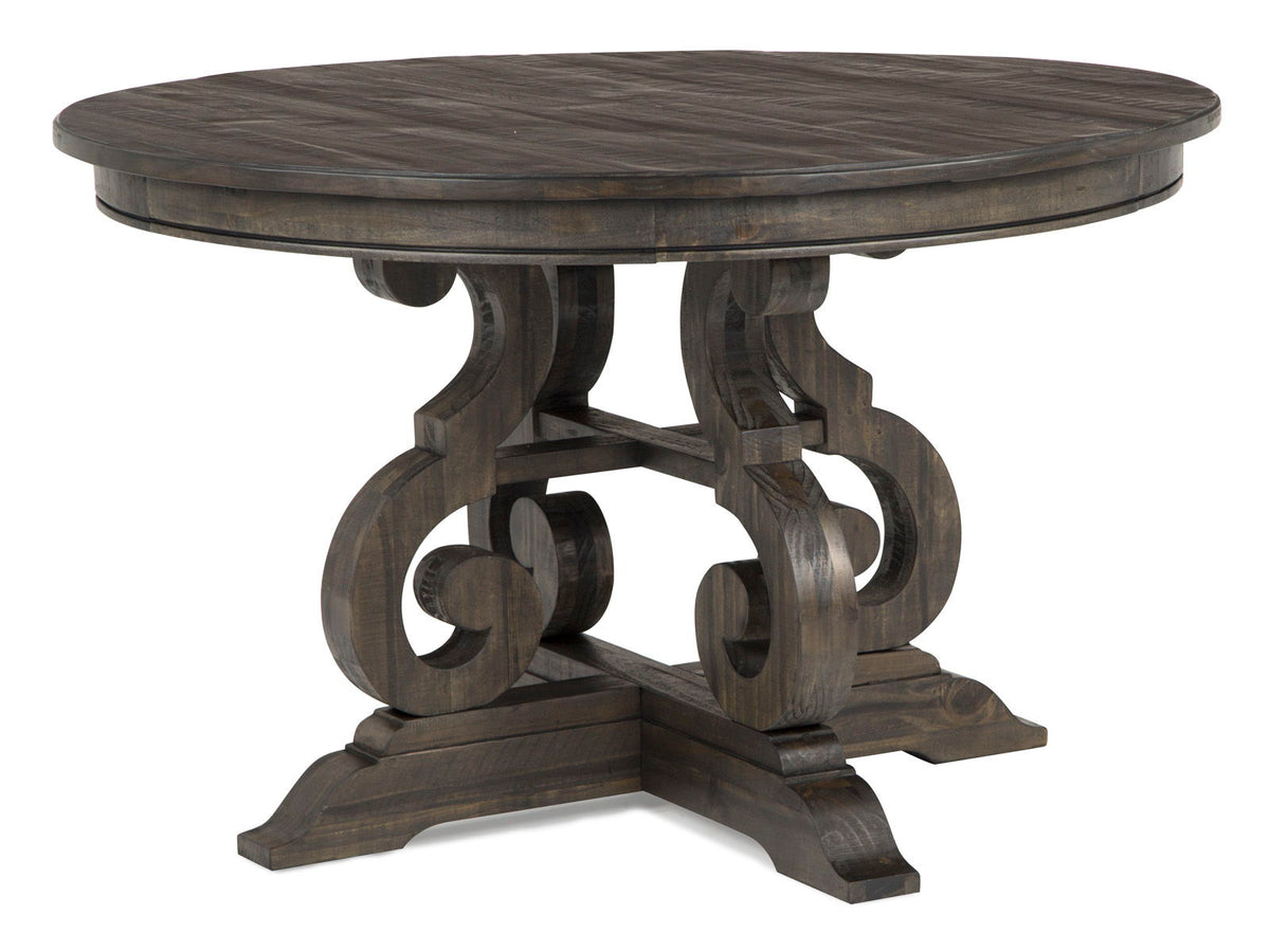 Bellamy - 48" Round Dining Table - Peppercorn