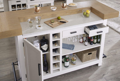 Americana Modern Dining - Bar Base With Quartz Insert - Cotton