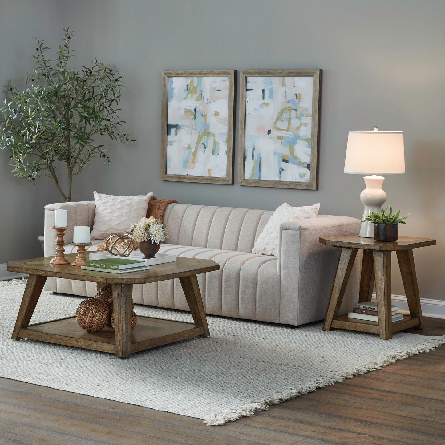 Carolina Park - Optional 3 Piece Set - Amber Brown