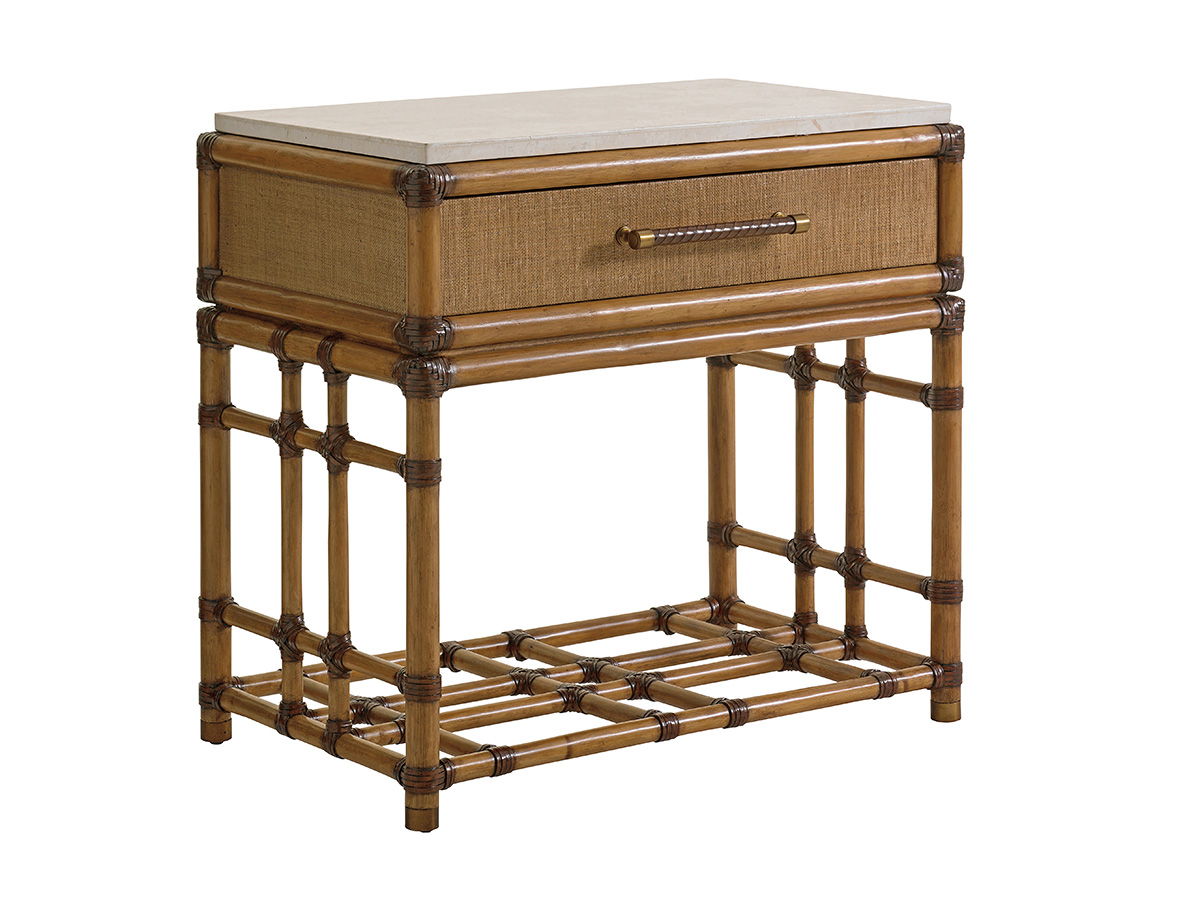 Twin Palms - Cordoba Open Nightstand - Light Brown