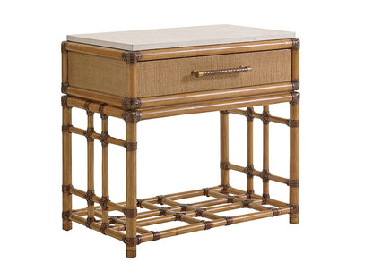 Twin Palms - Cordoba Open Nightstand - Light Brown