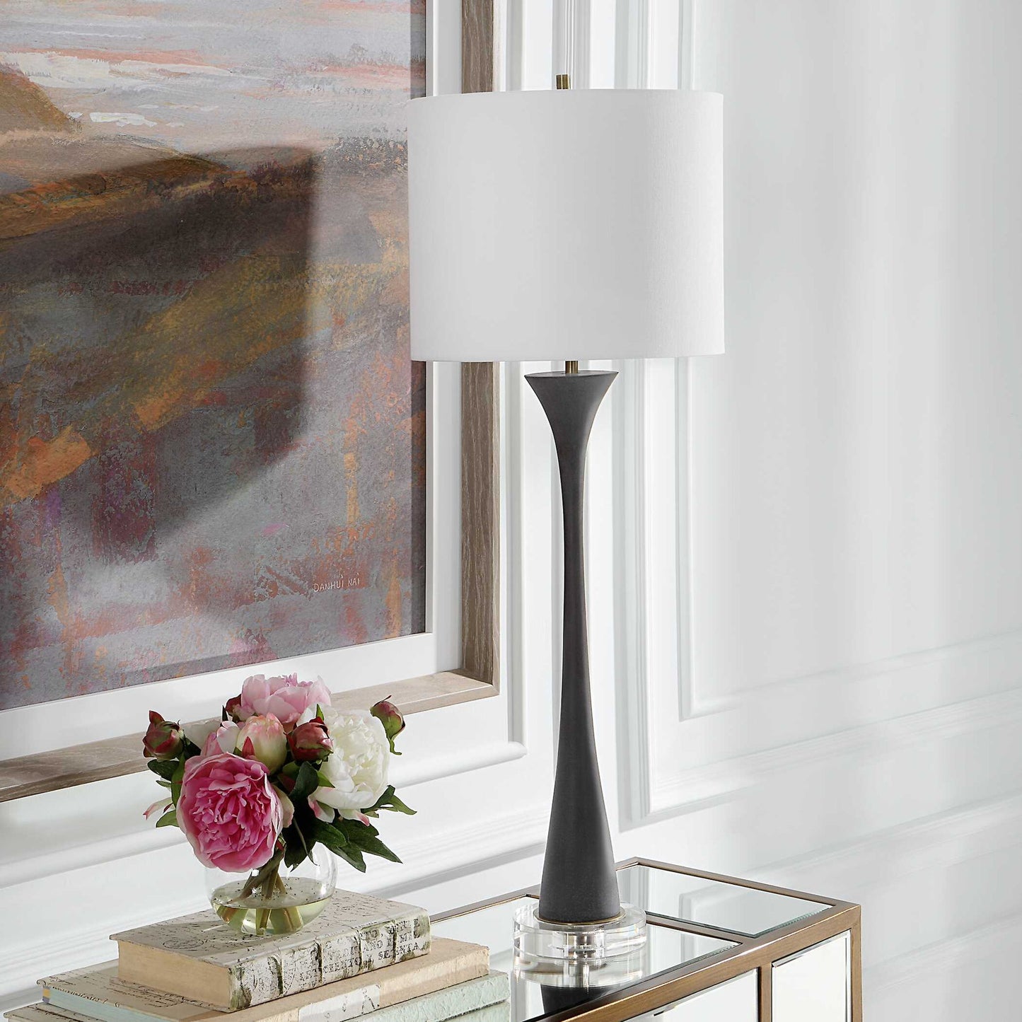 Fountain - Stone Buffet Lamp
