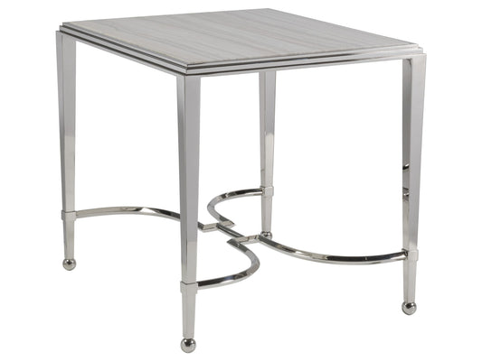 Signature Designs - Ss Sangiovese End Table With Metal - Gray