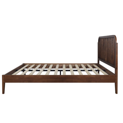 Soma - 5/0 Queen Solid Wood Spindle Headboard - Walnut