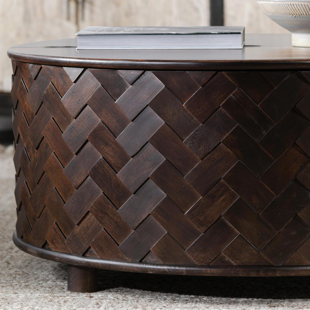 Shira - Mango Wood 24" Round Table