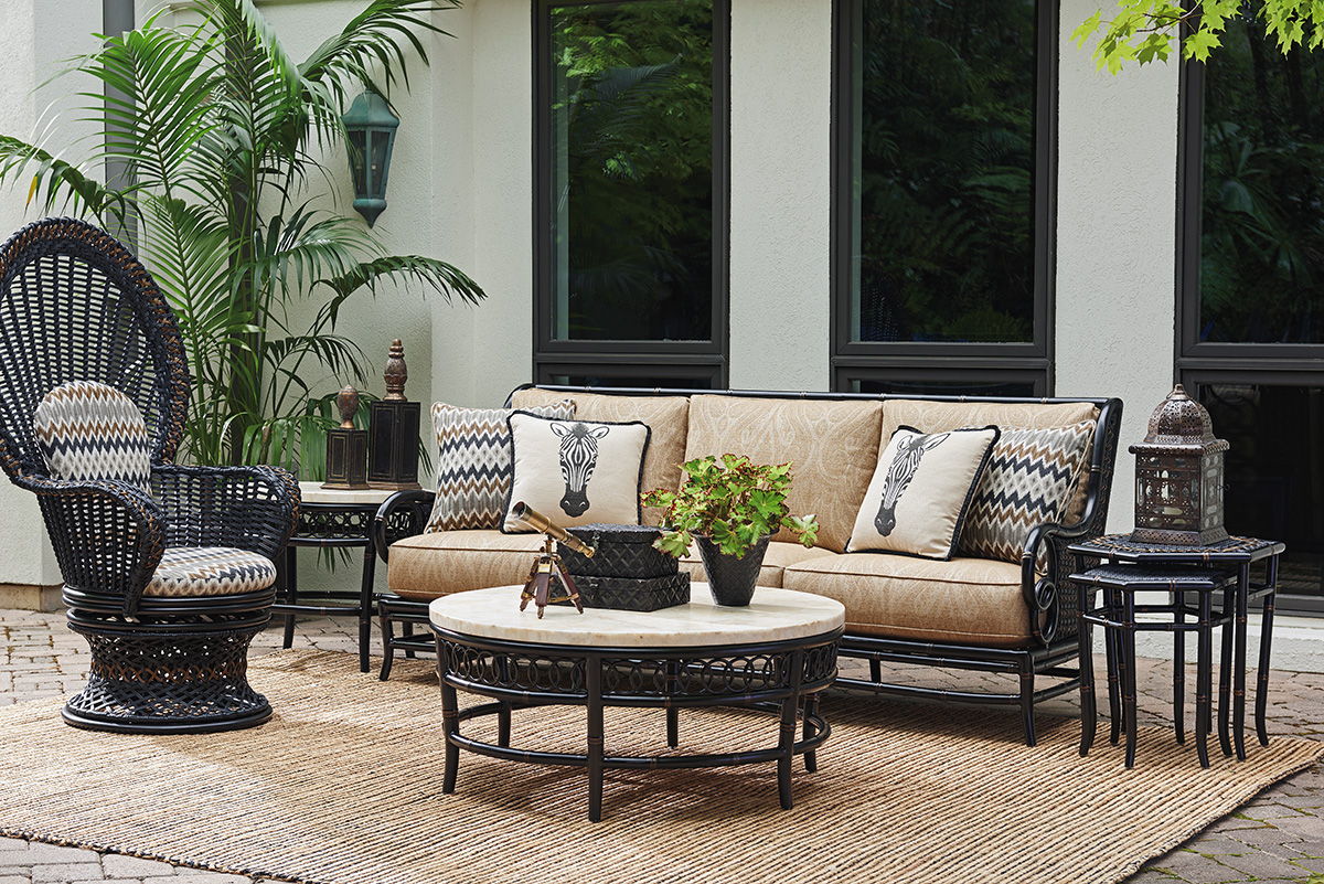 Marimba - Sofa - Dark Brown / Light Brown