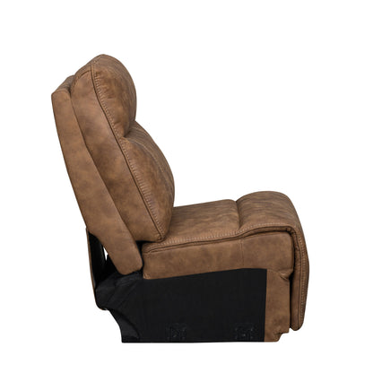 Kyra - Armless Chair - Saddle