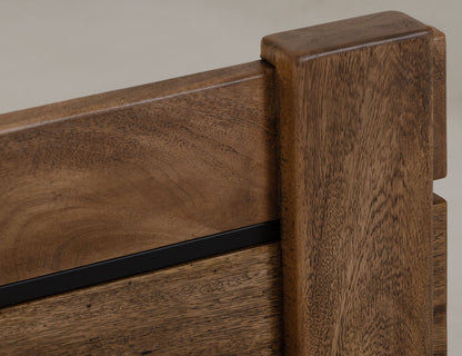 Merida - King Headboard - Barrel Brown