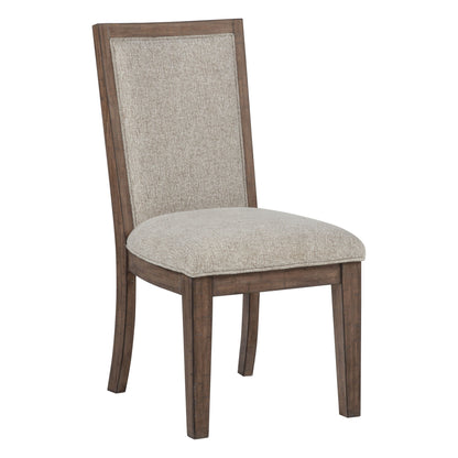Augusta - Upholstered Side Chair (Set of 2) - Rustic Brown
