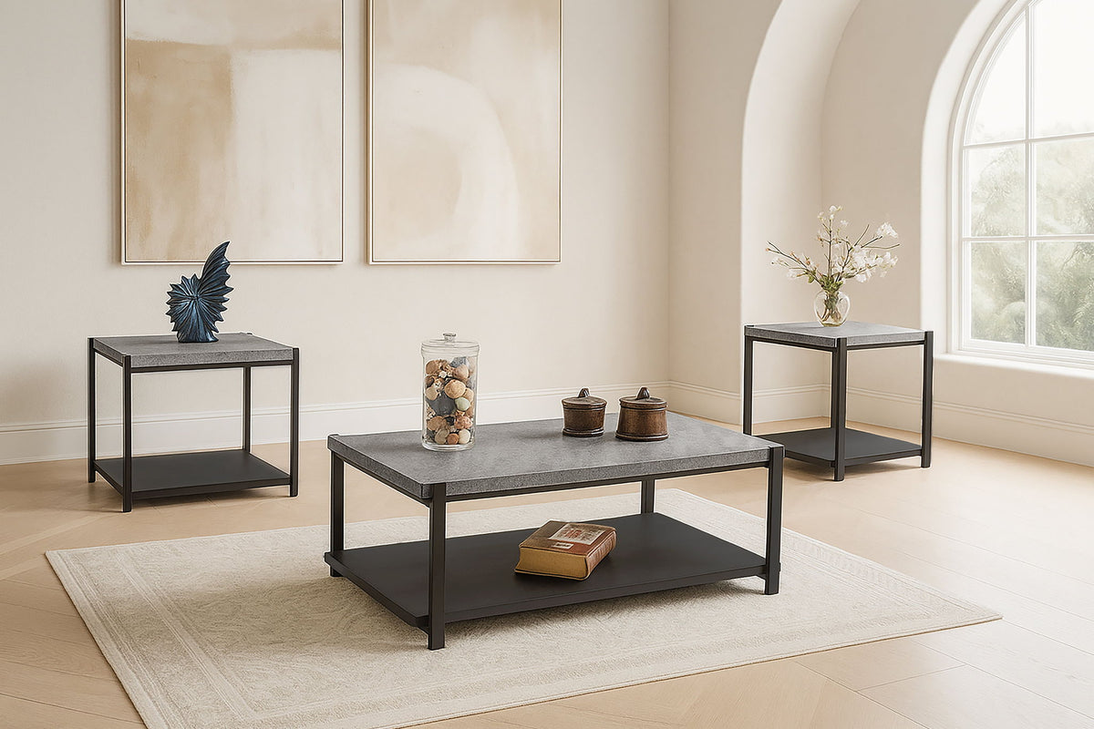 Linea - 3 Piece Occasional Set (1 Coffee & 2 End Tables)