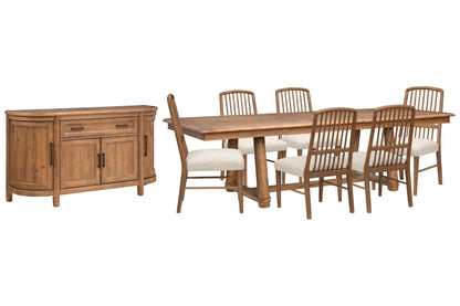 Woodward - Trestle Extendable Dining Table Set