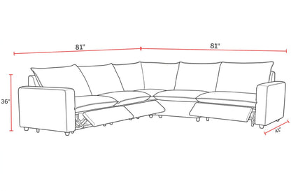 Jocelyn - Power Reclining Sectional