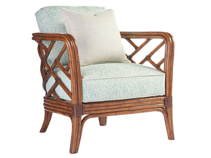 Island Estate - Palm Chair - Dark Brown / Beige