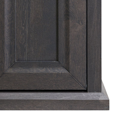 Macau - Console With 23" Fireplace Insert - Gray