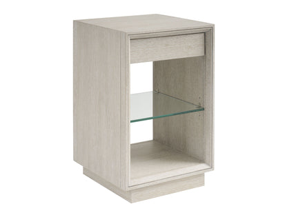 Copacabana - Rosario Open Night Table - White