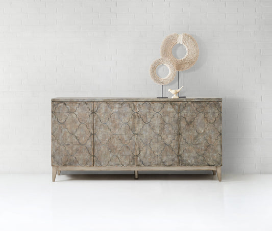 Melange - Fairfax Credenza - Dark Gray