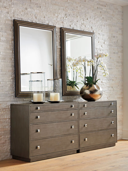 Ariana - Miranda Rectangular Mirror - Dark Brown