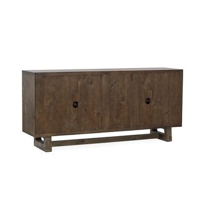 Lyra - 4 Door Buffet - Smoke Brown