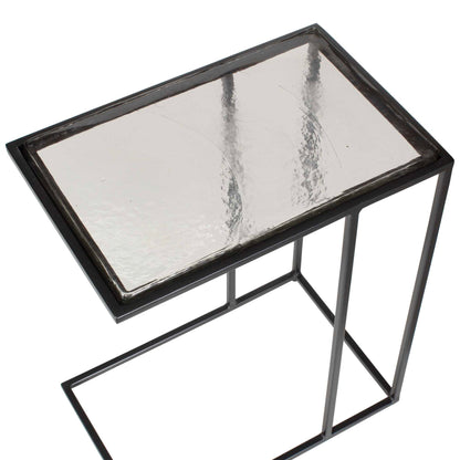 Mateo - Glass Top Accent Table - Black