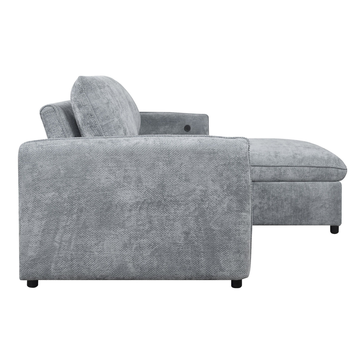 Finn - Storage Chaise - Gray